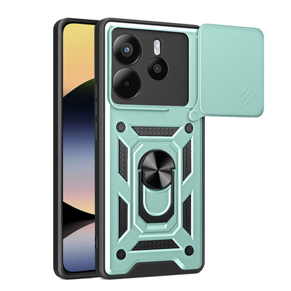 Fodral för Xiaomi Redmi Note 14 4G (Regional), Techsuit, CamShield, Grön