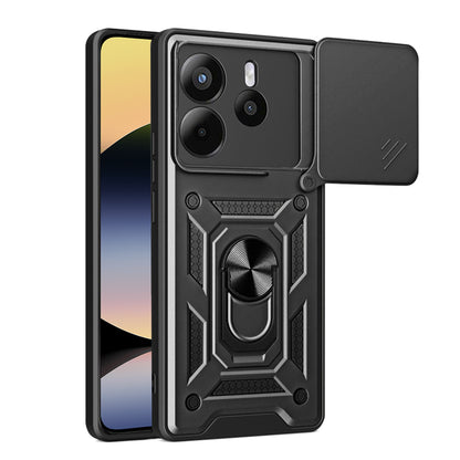 Fodral för Xiaomi Redmi Note 14 4G (Standard), Techsuit, CamShield, Svart