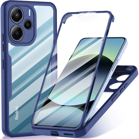 Fodral för Xiaomi Redmi Note 14 4G (Standard), Techsuit, ColorVerse 360, Blå