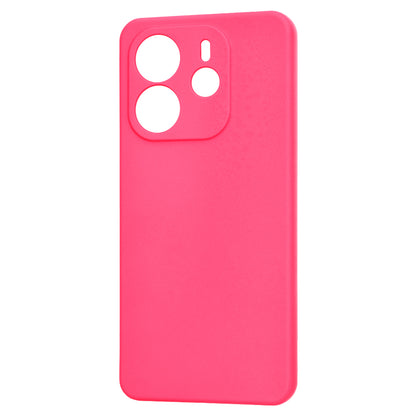 Fodral för Xiaomi Redmi Note 14 4G (Standard), Techsuit, SoftFlex, Mörkrosa