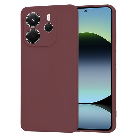 Mobilskal för Xiaomi Redmi Note 14 4G (Standard), Techsuit, SoftFlex, Vinröd
