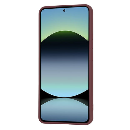 Mobilskal för Xiaomi Redmi Note 14 4G (Standard), Techsuit, SoftFlex, Vinröd