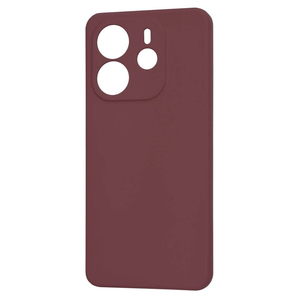 Mobilskal för Xiaomi Redmi Note 14 4G (Standard), Techsuit, SoftFlex, Vinröd
