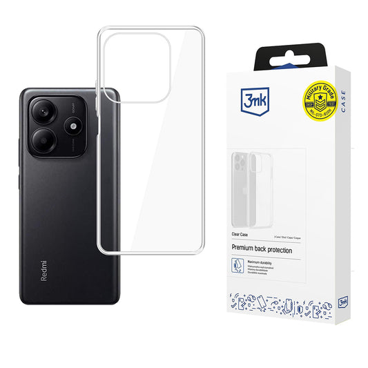 Fodral för Xiaomi Redmi Note 14 5G, 3MK, Klar, Transparent