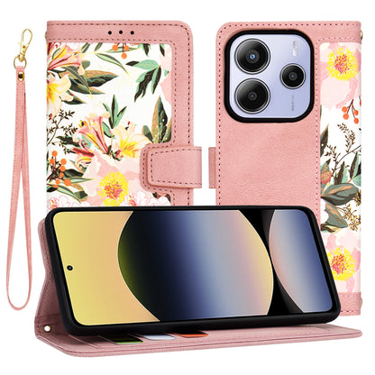 Fodral för Xiaomi Redmi Note 14 5G, Techsuit, FlipCraft, Rosa