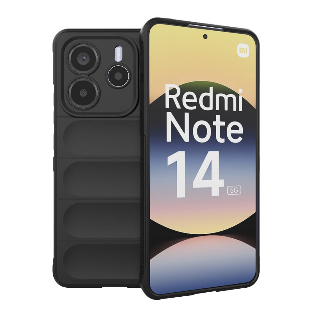 Fodral för Xiaomi Redmi Note 14 5G, Techsuit, Magic Shield, Svart