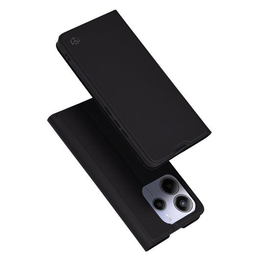 Fodral för Xiaomi Redmi Note 14 5G, Techsuit, Magskin Book, Svart
