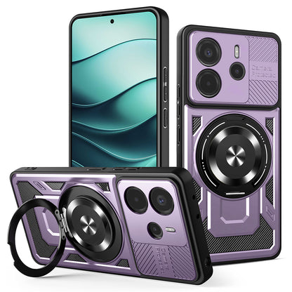 Fodral för Xiaomi Redmi Note 14 5G, Techsuit, RuggedCam, Lila