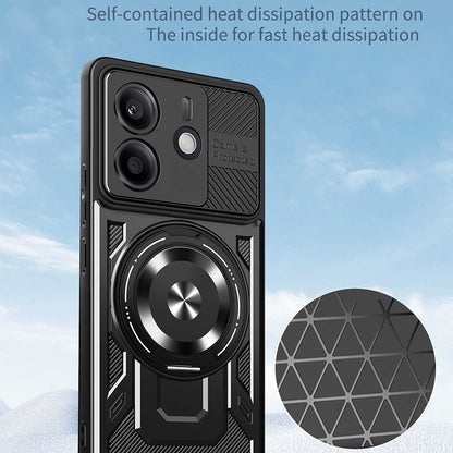 Fodral för Xiaomi Redmi Note 14 5G, Techsuit, RuggedCam, Lila