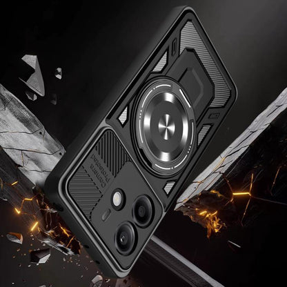 Fodral för Xiaomi Redmi Note 14 5G, Techsuit, RuggedCam, Lila