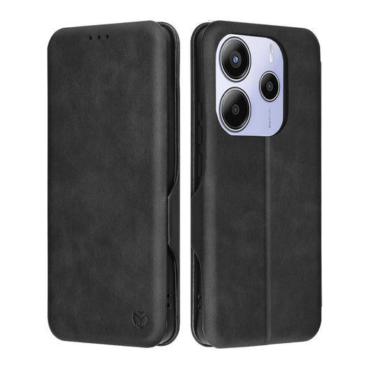 Fodral för Xiaomi Redmi Note 14 5G, Techsuit, Safe Wallet Plus, Svart
