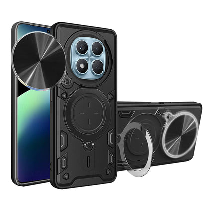 Fodral för Xiaomi Redmi Note 14 Pro 4G, Techsuit, CamGuard Pro, Svart