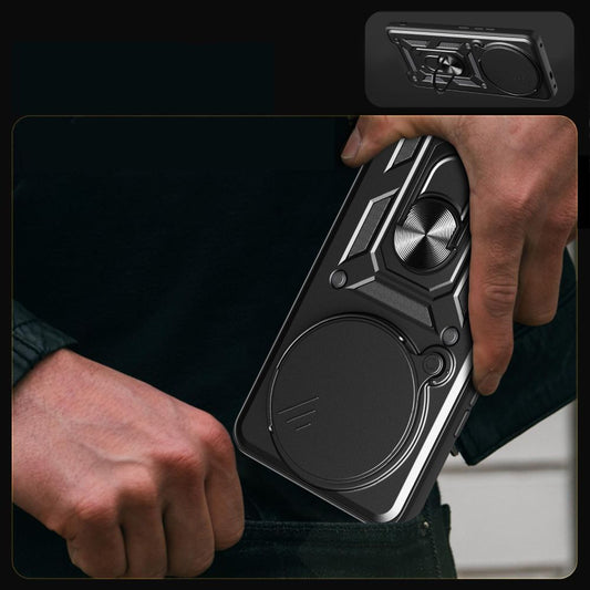 Fodral för Xiaomi Redmi Note 14 Pro 4G, Techsuit, CamShield, Svart