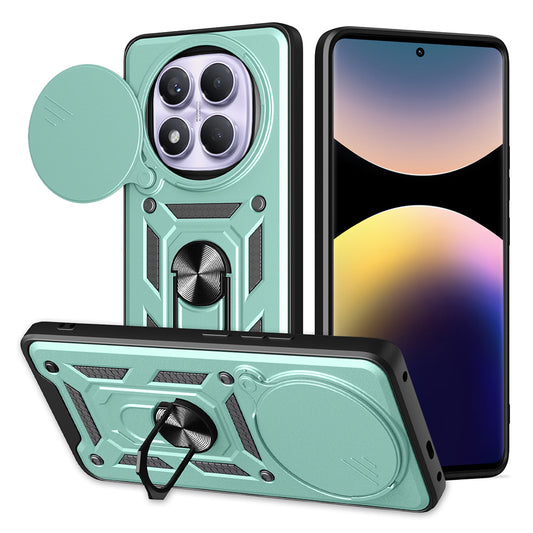Fodral för Xiaomi Redmi Note 14 Pro 4G, Techsuit, CamShield, Grön