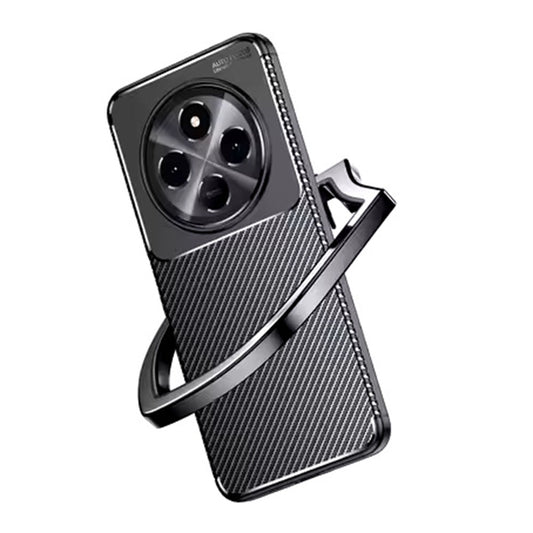 Fodral för Xiaomi Redmi Note 14 Pro 4G, Techsuit, CarbonFiber, Svart