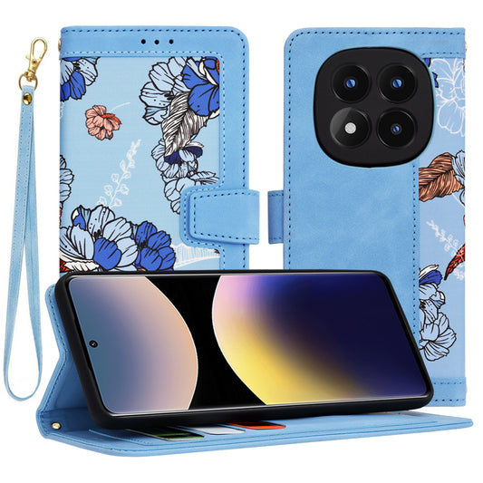 Fodral för Xiaomi Redmi Note 14 Pro 4G, Techsuit, FlipCraft, Blå
