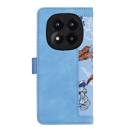 Fodral för Xiaomi Redmi Note 14 Pro 4G, Techsuit, FlipCraft, Blå