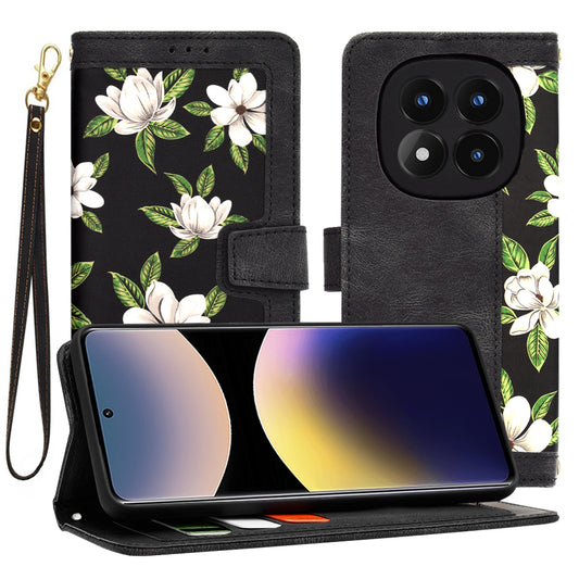Fodral för Xiaomi Redmi Note 14 Pro 4G, Techsuit, FlipCraft, Svart