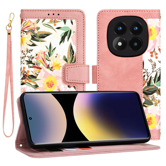 Fodral för Xiaomi Redmi Note 14 Pro 4G, Techsuit, FlipCraft, Rosa