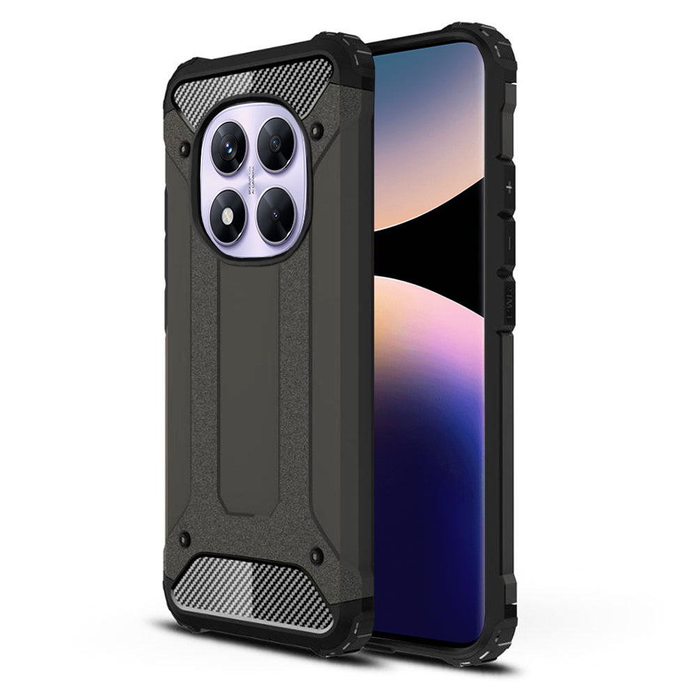 Fodral för Xiaomi Redmi Note 14 Pro 4G, Techsuit, Hybrid Armor, Svart
