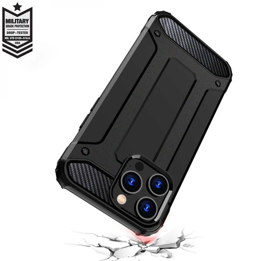 Fodral för Xiaomi Redmi Note 14 Pro 4G, Techsuit, Hybrid Armor, Svart