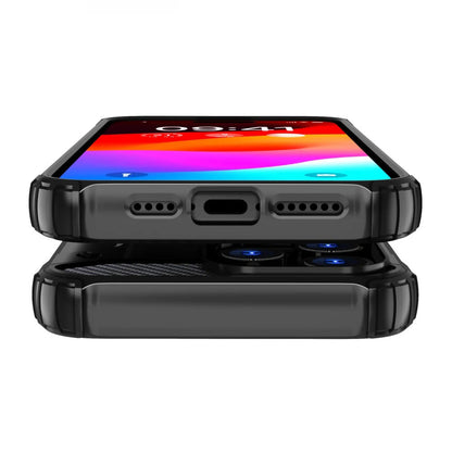 Fodral för Xiaomi Redmi Note 14 Pro 4G, Techsuit, Hybrid Armor, Svart