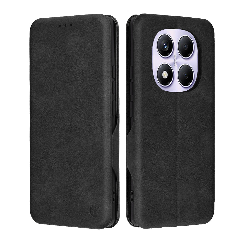 Fodral för Xiaomi Redmi Note 14 Pro 4G, Techsuit, Safe Wallet Plus, Svart