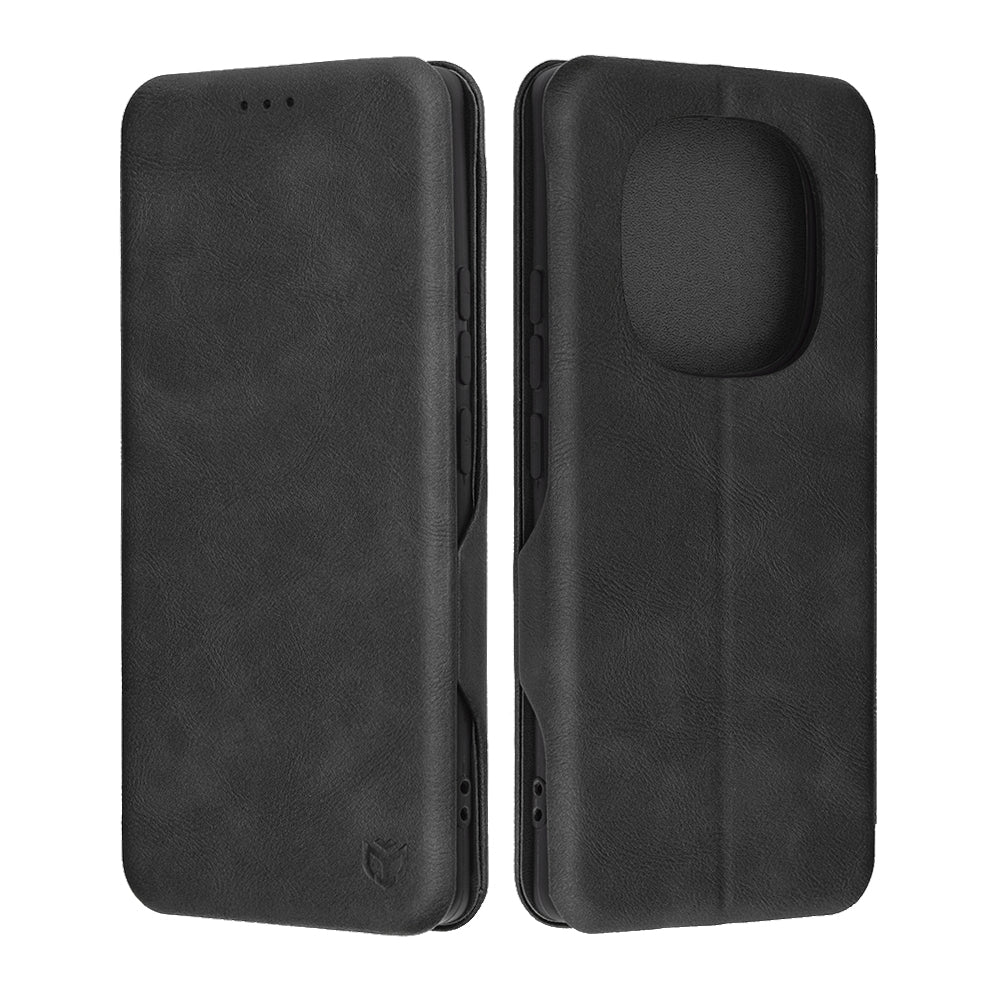 Fodral för Xiaomi Redmi Note 14 Pro 4G, Techsuit, Safe Wallet Plus, Svart