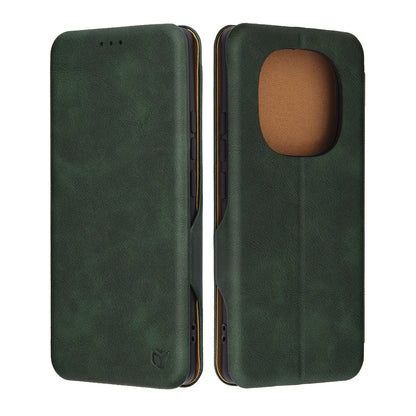 Fodral för Xiaomi Redmi Note 14 Pro 4G, Techsuit, Safe Wallet Plus, Grön