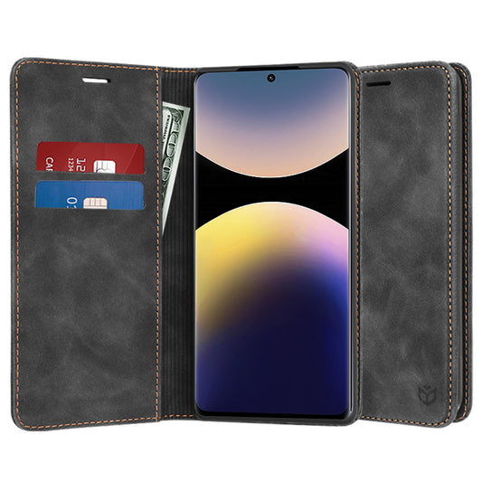 Fodral för Xiaomi Redmi Note 14 Pro+ 5G / Note 14 Pro 5G / Poco X7, Techsuit, Confy, Svart