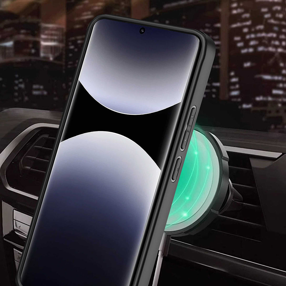 Fodral för Xiaomi Redmi Note 14 Pro+ 5G / Note 14 Pro 5G / Poco X7, Techsuit, RuggedCam, Svart