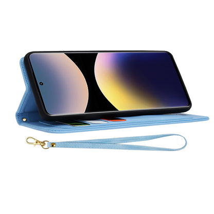 Fodral för Xiaomi Redmi Note 14 Pro+ 5G, Techsuit, FlipCraft, Blå