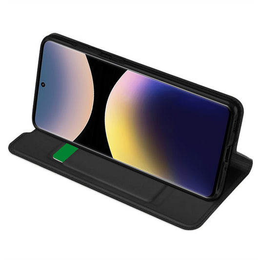 Fodral för Xiaomi Redmi Note 14 Pro+ 5G, Techsuit, Magskin Book, Svart