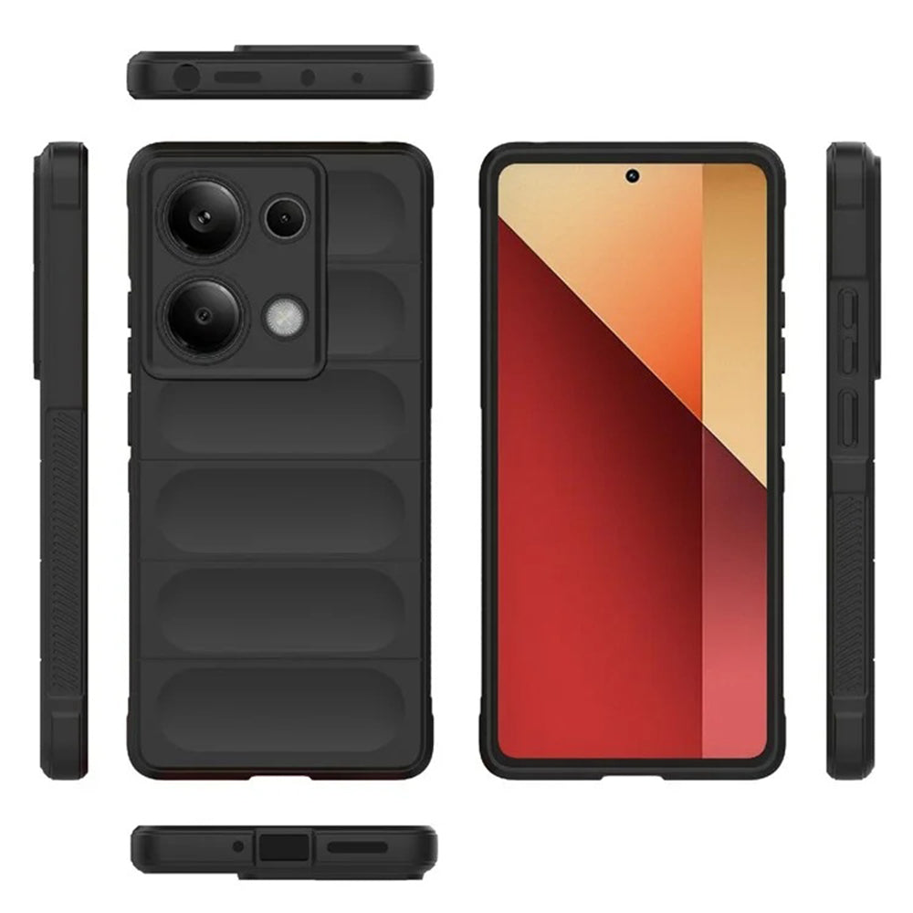Fodral för Xiaomi Redmi Note 14S, Techsuit, Magic Shield, Svart