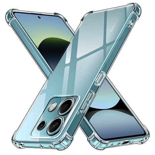 Fodral för Xiaomi Redmi Note 14S, Techsuit, Stötsäker Klar, Transparent