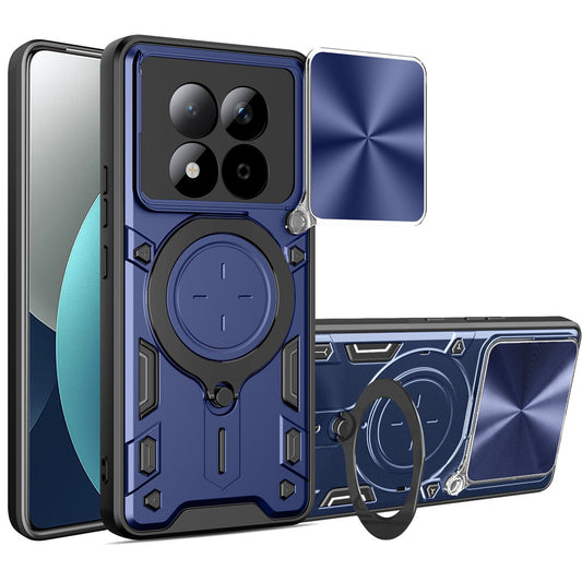 Skyddsfodral för Xiaomi Redmi Note 15 Pro 4G, Techsuit, CamGuard Pro, Blå