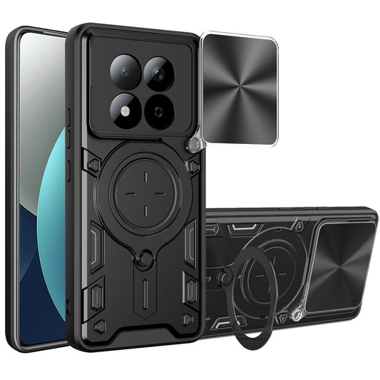 Skyddsfodral för Xiaomi Redmi Note 15 Pro 4G, Techsuit, CamGuard Pro, Svart