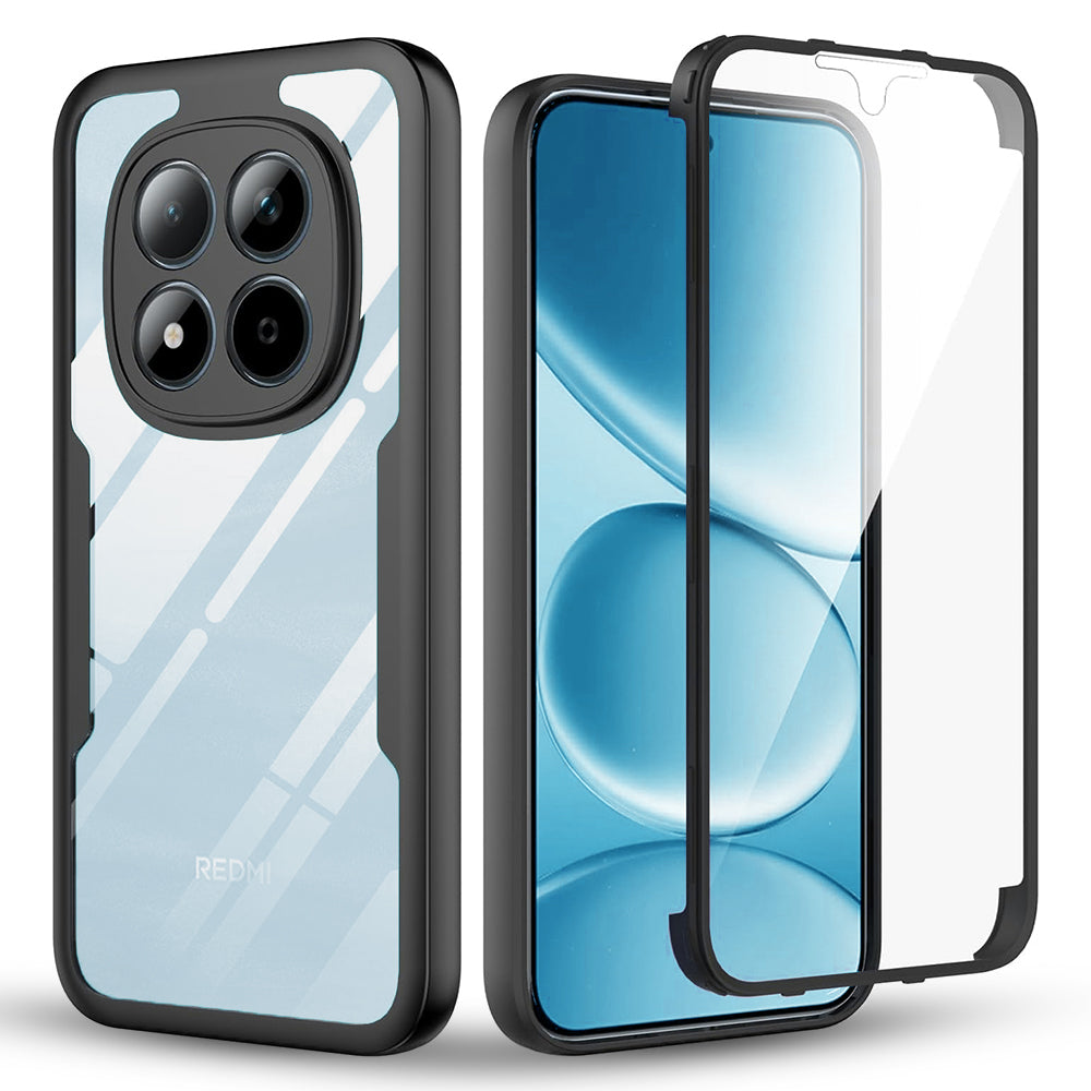 Case for Xiaomi Redmi Note 15 Pro 4G, Techsuit, ColorVerse 360, Black