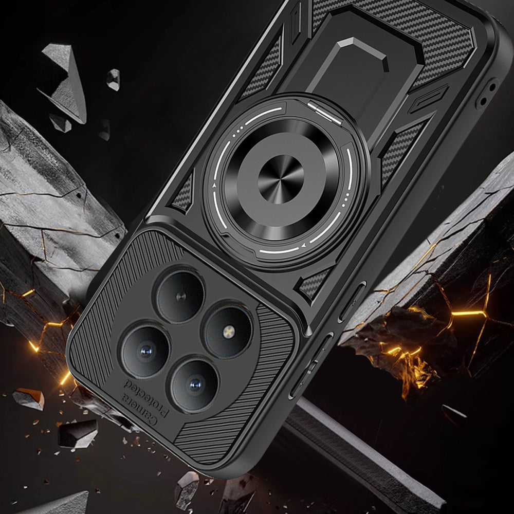 Fodral för Xiaomi Redmi Note 15 Pro 4G, Techsuit, RuggedCam, Blå