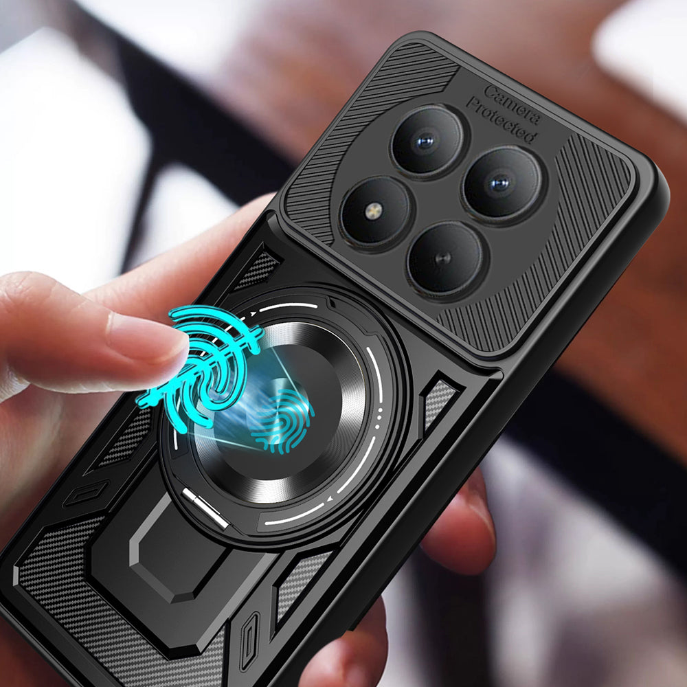 Fodral för Xiaomi Redmi Note 15 Pro 4G, Techsuit, RuggedCam, Blå