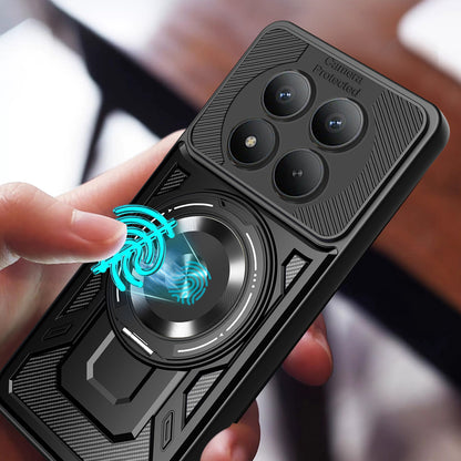 Fodral för Xiaomi Redmi Note 15 Pro 4G, Techsuit, RuggedCam, Blå