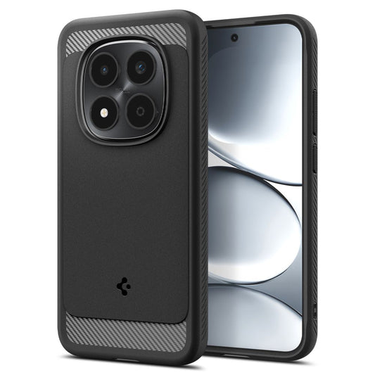 Skyddsfodral för Xiaomi Redmi Note 15 Pro 5G, Spigen, Rugged Armor, Mattsvart ACS10460