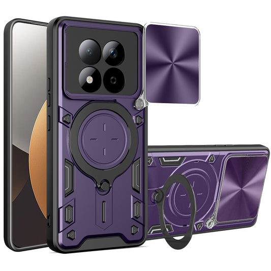 Skyddsfodral för Xiaomi Redmi Note 15 Pro 5G, Techsuit, CamGuard Pro, Lila