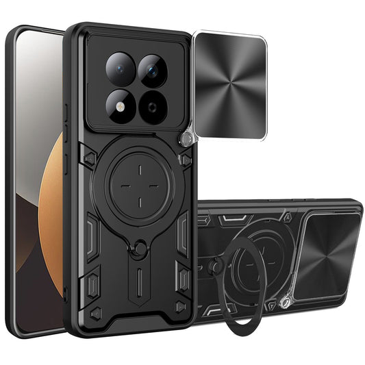 Skyddsfodral för Xiaomi Redmi Note 15 Pro 5G, Techsuit, CamGuard Pro, Svart