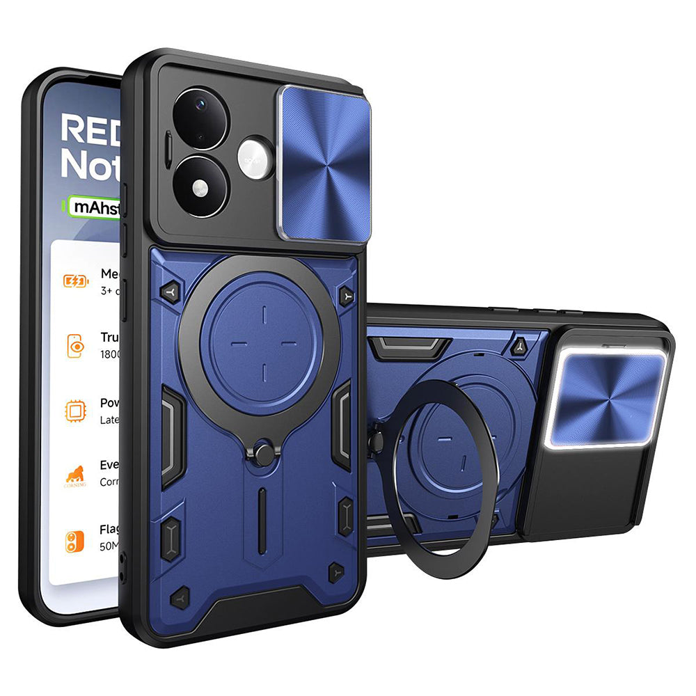 Fodral för Xiaomi Redmi Note 17 4G / Note 17 5G, Techsuit, CamGuard Pro, blått
