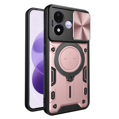 Skal till Xiaomi Redmi Note 17 4G / Note 17 5G, Techsuit, CamGuard Pro, roséguld