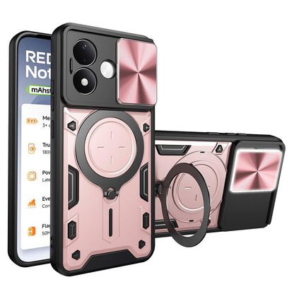 Skal till Xiaomi Redmi Note 17 4G / Note 17 5G, Techsuit, CamGuard Pro, roséguld