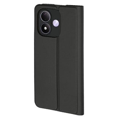Fodral för Xiaomi Redmi Note 17 4G / Note 17 5G, Techsuit, Magskin Book, svart