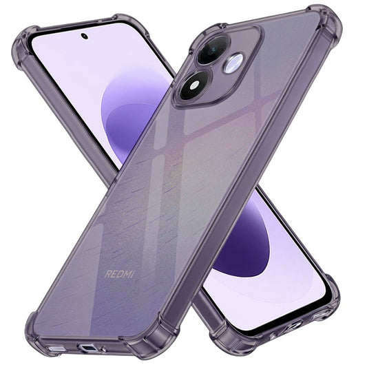 Skal till Xiaomi Redmi Note 17 4G / Note 17 5G, Techsuit, stötsäker, transparent, rökfärgad