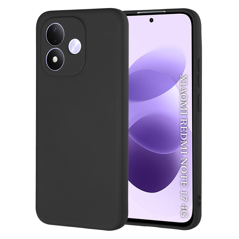 Fodral för Xiaomi Redmi Note 17 4G / Note 17 5G, Techsuit, SoftFlex, Svart